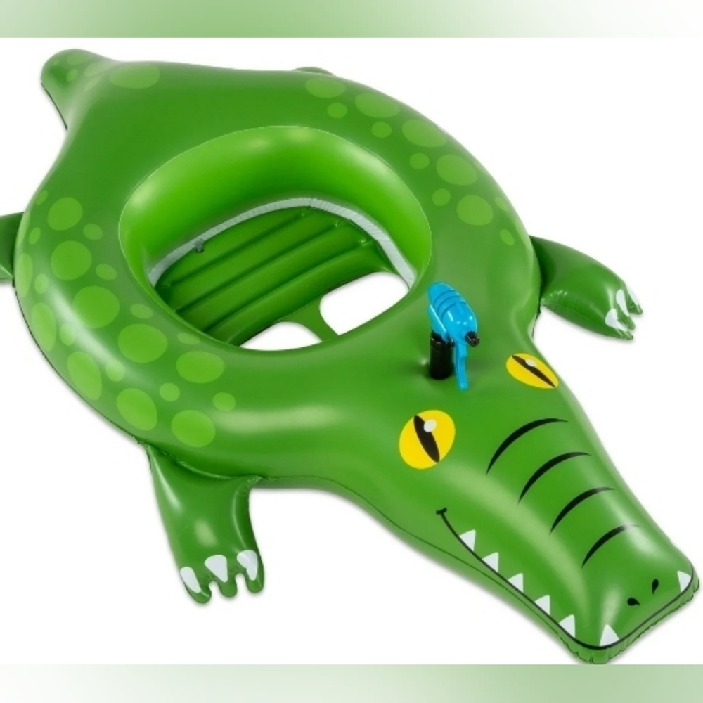 New Bigmouth Gator Water  Blaster Float built-in squirt gun holds up to 198lb